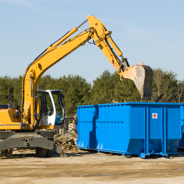 what size residential dumpster rentals are available in Amherst Center Massachusetts